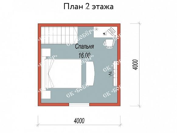 Сруб из бруса 4х6. фото